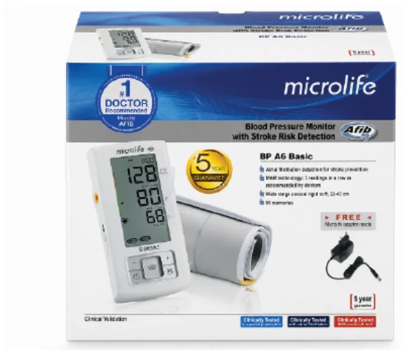Máy đo huyết áp bắp tay Microlife A6 Basic