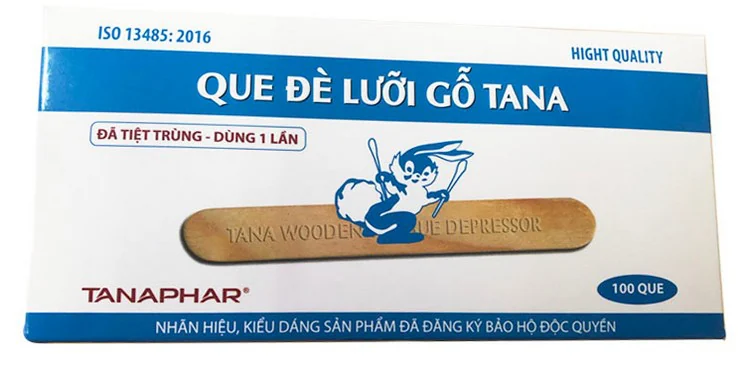 Que đè lưỡi gỗ tiệt trùng